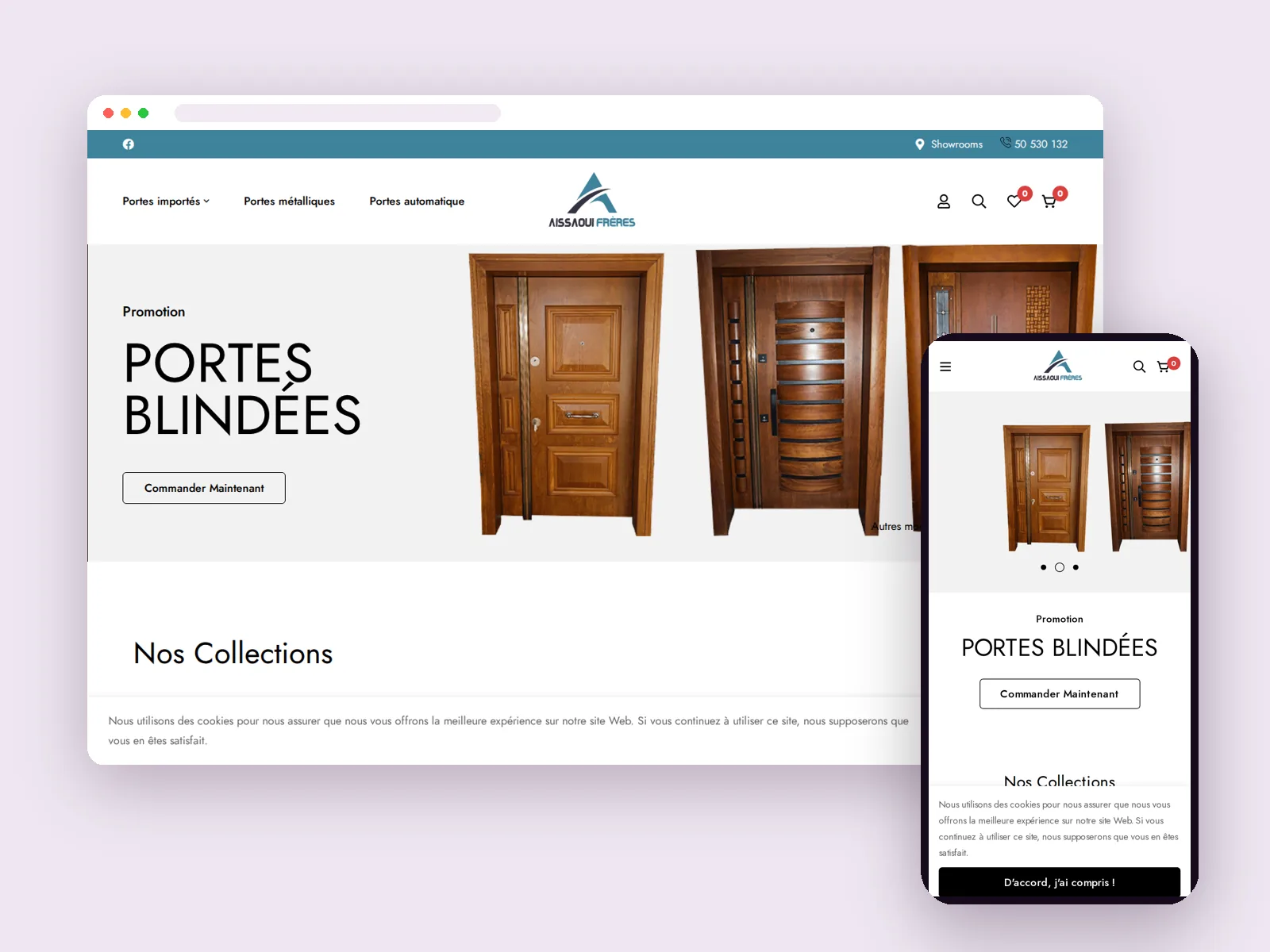 Un catalogue de portes blindées, intérieures et automatiques