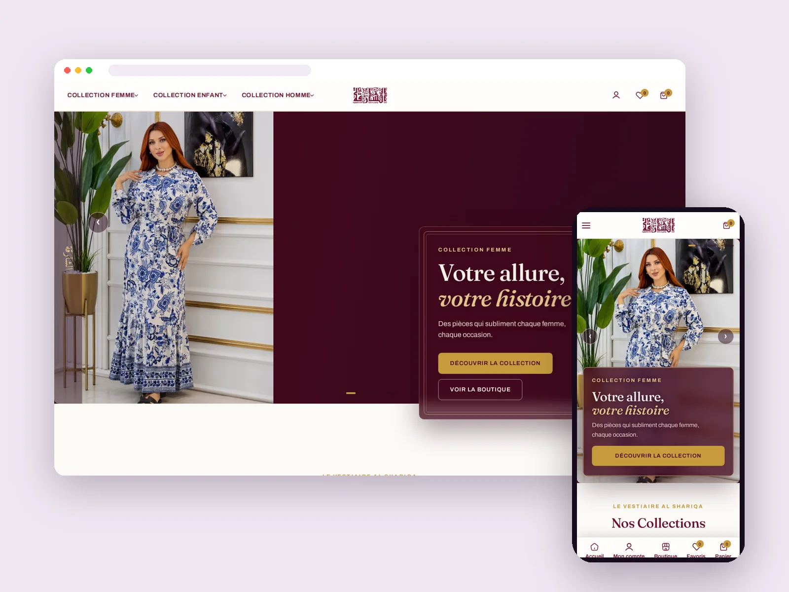 Trois collections familiales pour un acteur du textile