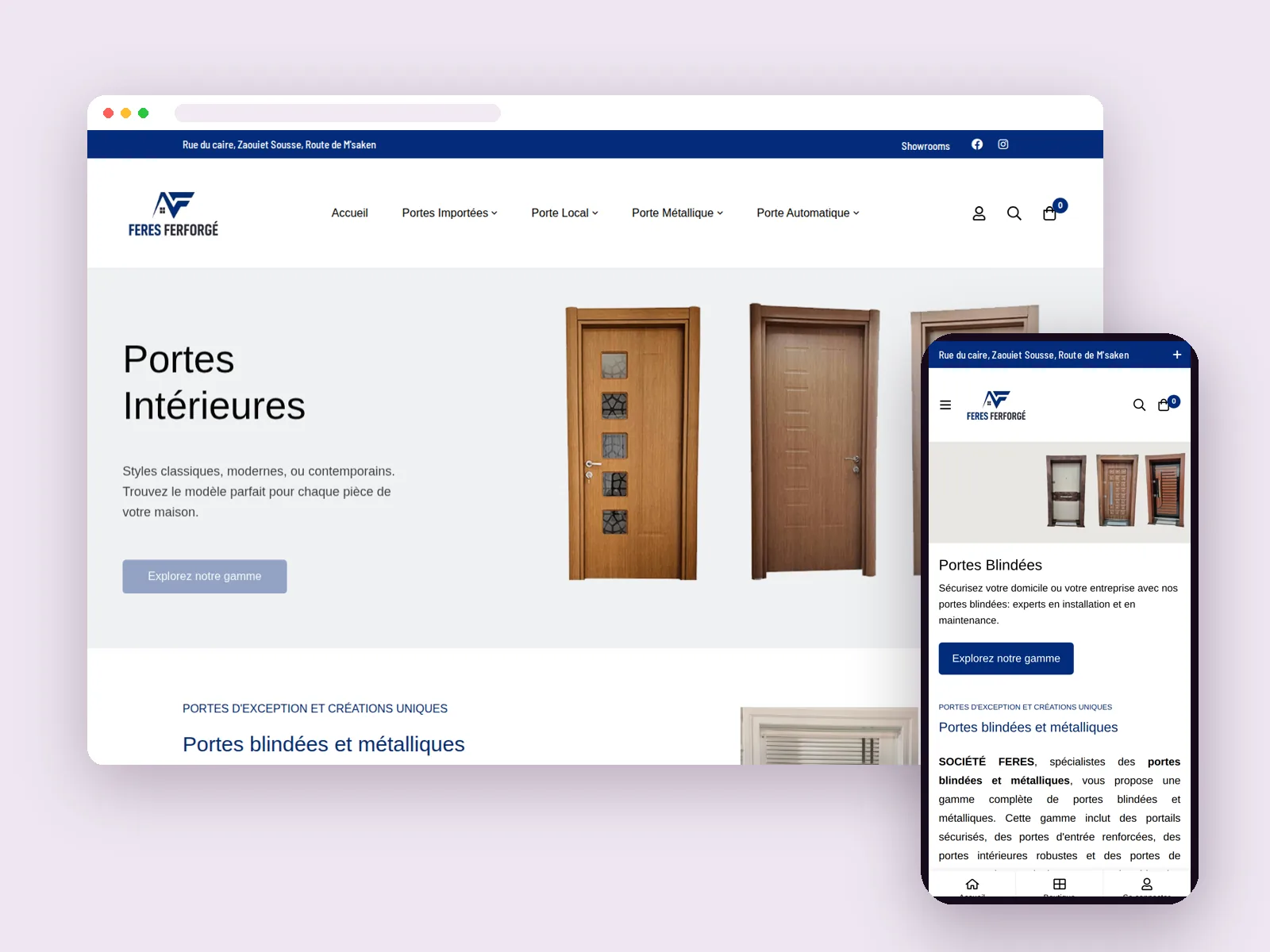 Toute une gamme de portes, de l’entrée au garage