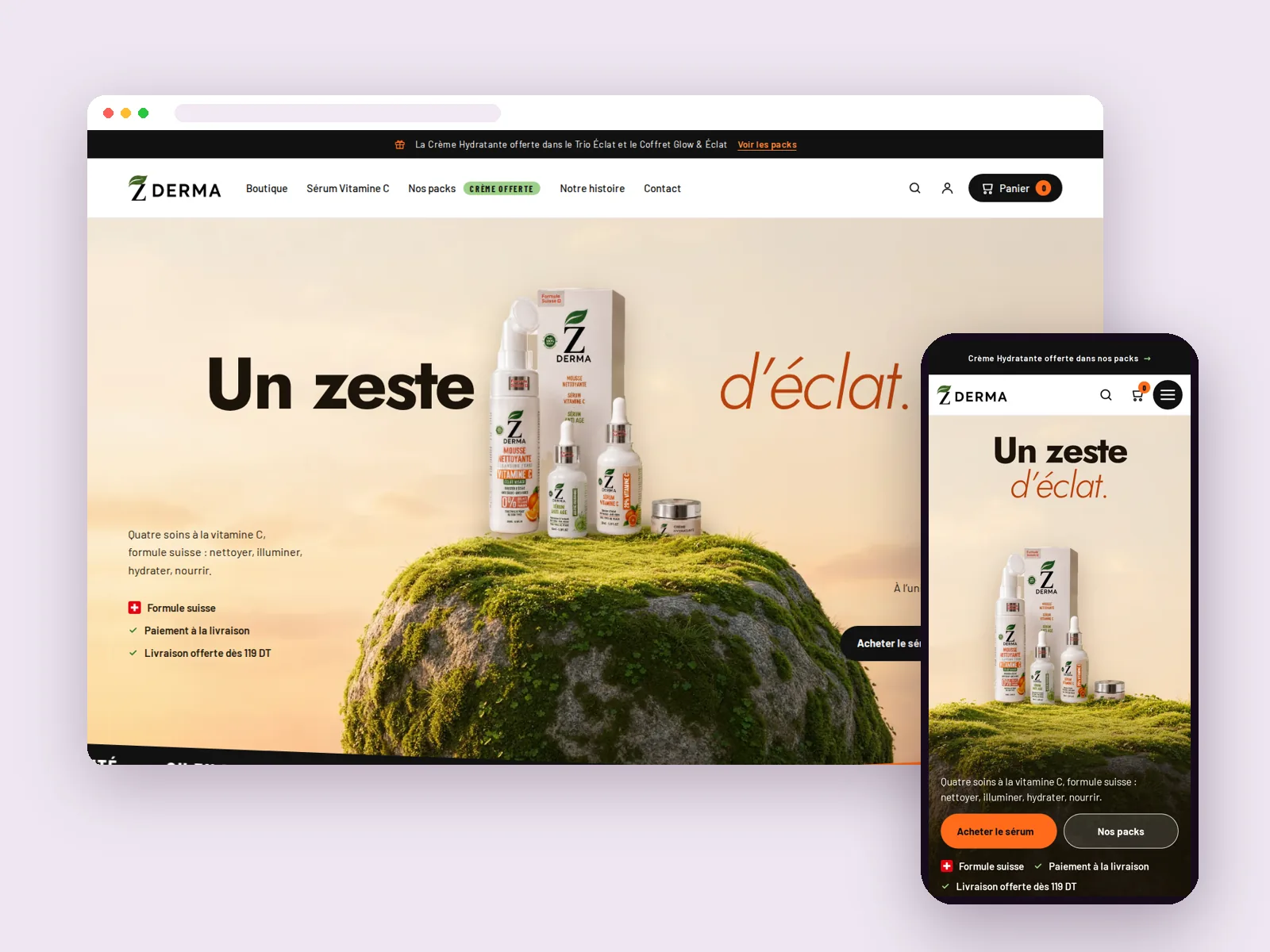 Une routine vitamine C vendue geste par geste